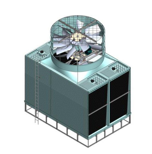 一種同軸雙風(fēng)機冷卻塔