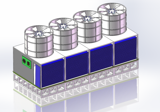 橫流超靜音冷卻塔