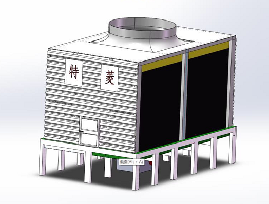 鋼結(jié)構(gòu)大型工業(yè)冷卻塔淋水片